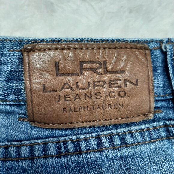 LRL Ralph Lauren Jeans Women's Denim Classic Bermuda Denim Shorts Size 4 - Picture 9 of 9